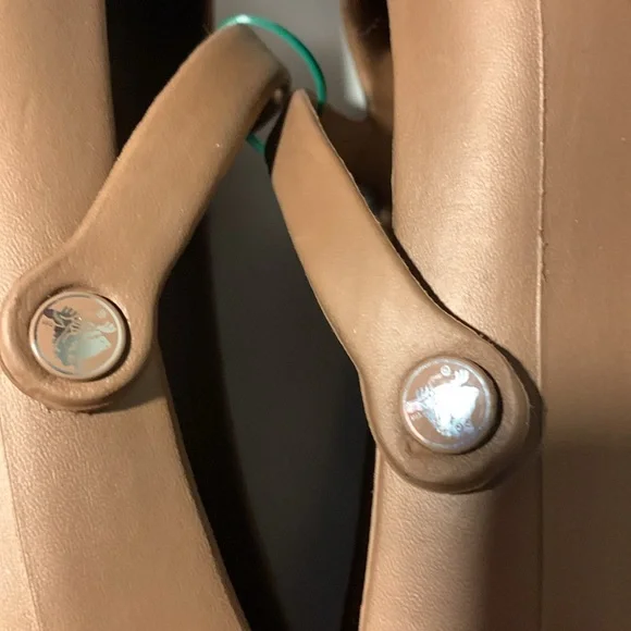 Crocs Womens US Size 6 Alice Brown Round Toe Slip On Flat Mary Jane Shoes - Picture 6 of 8